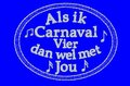 Carnaval met Jou blauw 